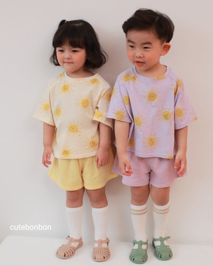 CUTEBONBON - Korean Children Fashion - #Kfashion4kids - Sunny Top Bottom Set  - 7