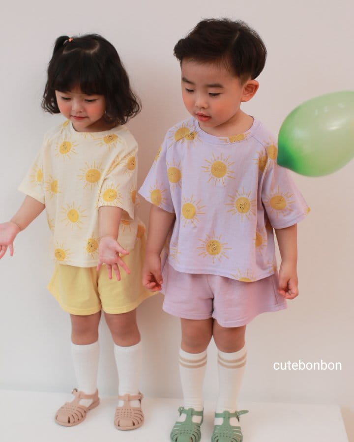 CUTEBONBON - Korean Children Fashion - #Kfashion4kids - Sunny Top Bottom Set  - 9