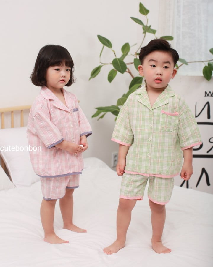 CUTEBONBON - Korean Children Fashion - #Kfashion4kids - Check 21 Pajamas - 12