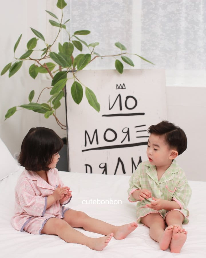 CUTEBONBON - Korean Children Fashion - #Kfashion4kids - Check 21 Pajamas - 3