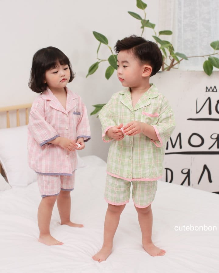 CUTEBONBON - Korean Children Fashion - #Kfashion4kids - Check 21 Pajamas - 4
