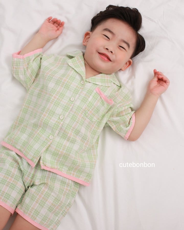 CUTEBONBON - Korean Children Fashion - #Kfashion4kids - Check 21 Pajamas - 5