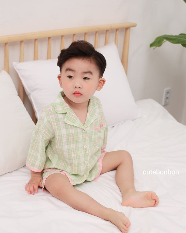 CUTEBONBON - Korean Children Fashion - #Kfashion4kids - Check 21 Pajamas - 6