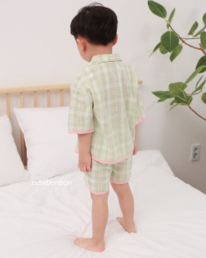 CUTEBONBON - Korean Children Fashion - #Kfashion4kids - Check 21 Pajamas - 7