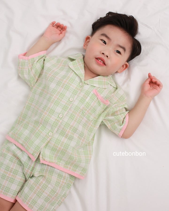 CUTEBONBON - Korean Children Fashion - #Kfashion4kids - Check 21 Pajamas - 8