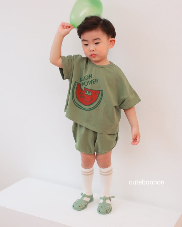 CUTEBONBON - Korean Children Fashion - #Kfashion4kids - Watermelon Top Bottom Set - 4