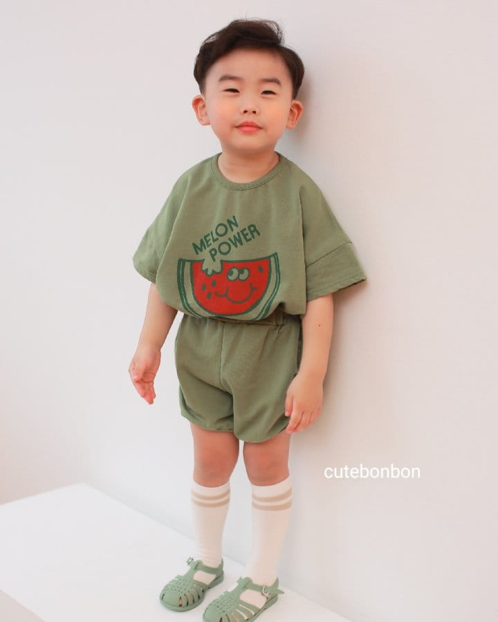 CUTEBONBON - Korean Children Fashion - #Kfashion4kids - Watermelon Top Bottom Set - 5