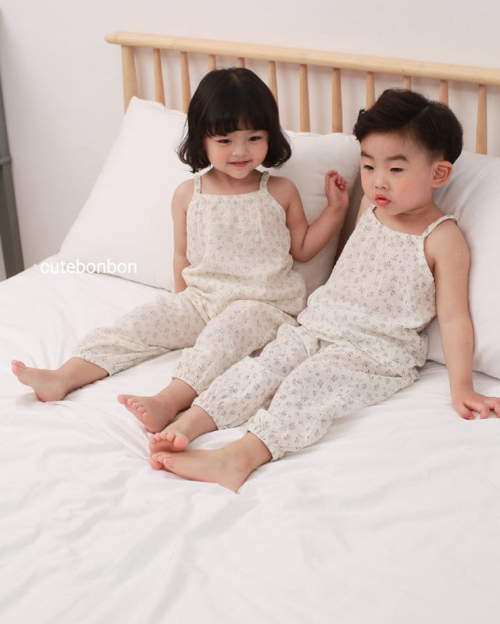 CUTEBONBON - Korean Children Fashion - #Kfashion4kids - String Top Loose Drawer Set - 2