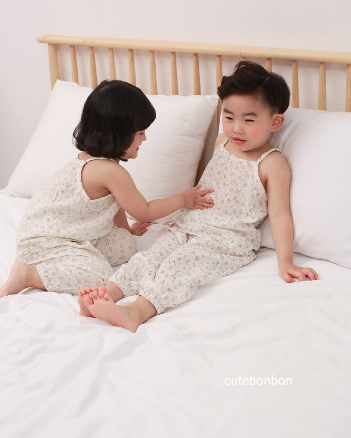CUTEBONBON - Korean Children Fashion - #Kfashion4kids - String Top Loose Drawer Set - 3