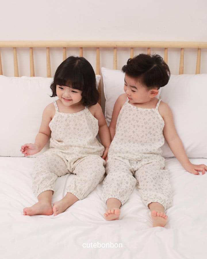 CUTEBONBON - Korean Children Fashion - #Kfashion4kids - String Top Loose Drawer Set - 4