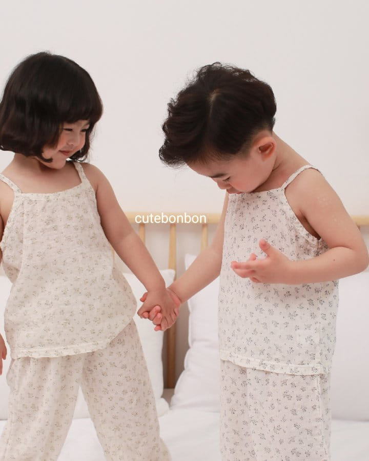 CUTEBONBON - Korean Children Fashion - #Kfashion4kids - String Top Loose Drawer Set - 5