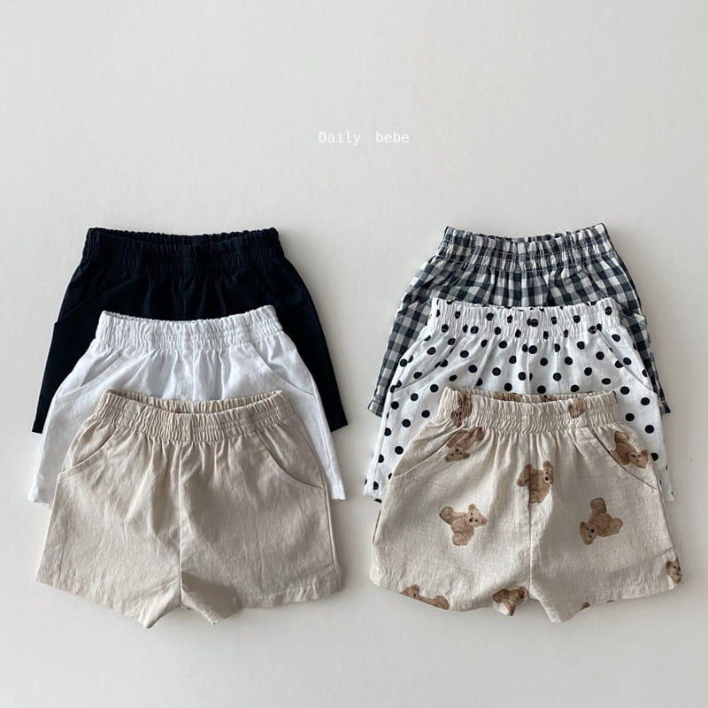 DAILY BEBE - Korean Children Fashion - #Kfashion4kids - Pattern Shorts