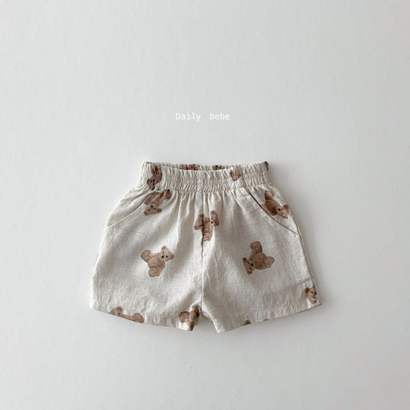DAILY BEBE - Korean Children Fashion - #Kfashion4kids - Pattern Shorts - 2