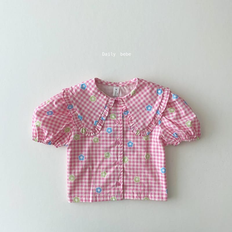 DAILY BEBE - Korean Children Fashion - #Kfashion4kids - Summer Collar Blouse - 8