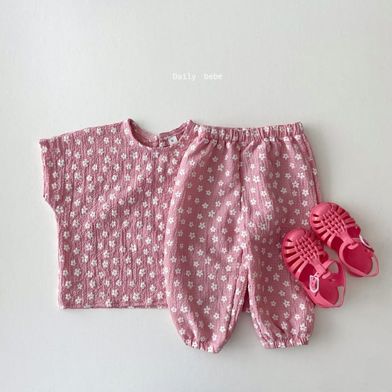 DAILY BEBE - Korean Children Fashion - #Kfashion4kids - Flower Airconditional Blouse - 10