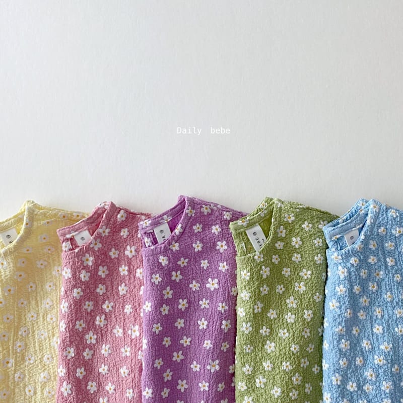 DAILY BEBE - Korean Children Fashion - #Kfashion4kids - Flower Airconditional Blouse - 3