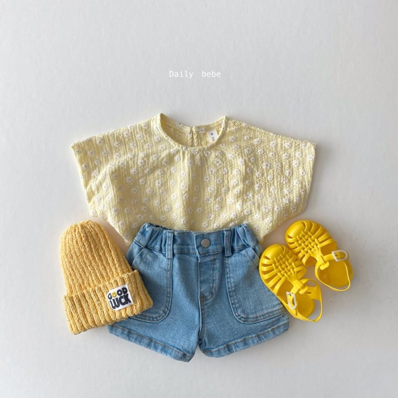 DAILY BEBE - Korean Children Fashion - #Kfashion4kids - Flower Airconditional Blouse - 4