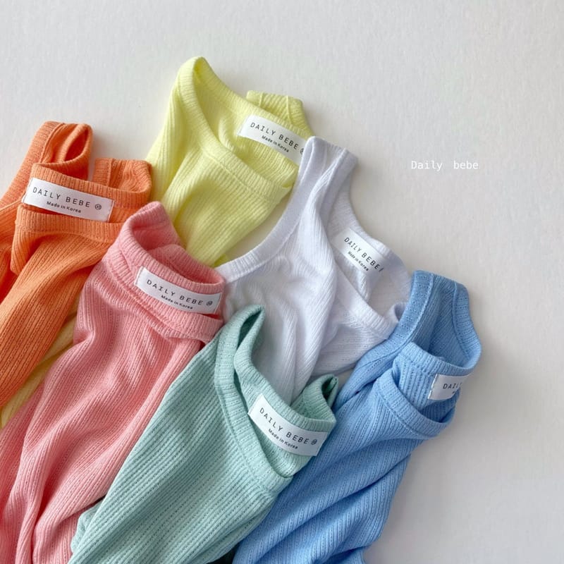 DAILY BEBE - Korean Children Fashion - #Kfashion4kids - Cool Sleeveless - 10