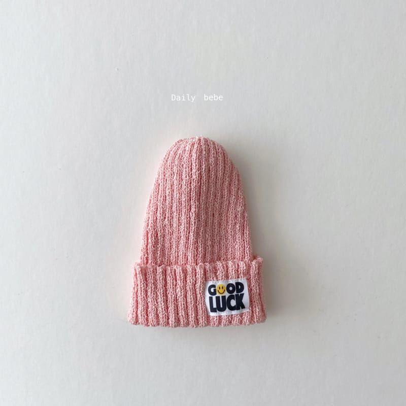 DAILY BEBE - Korean Children Fashion - #Kfashion4kids - Linen Patch Beanie - 2