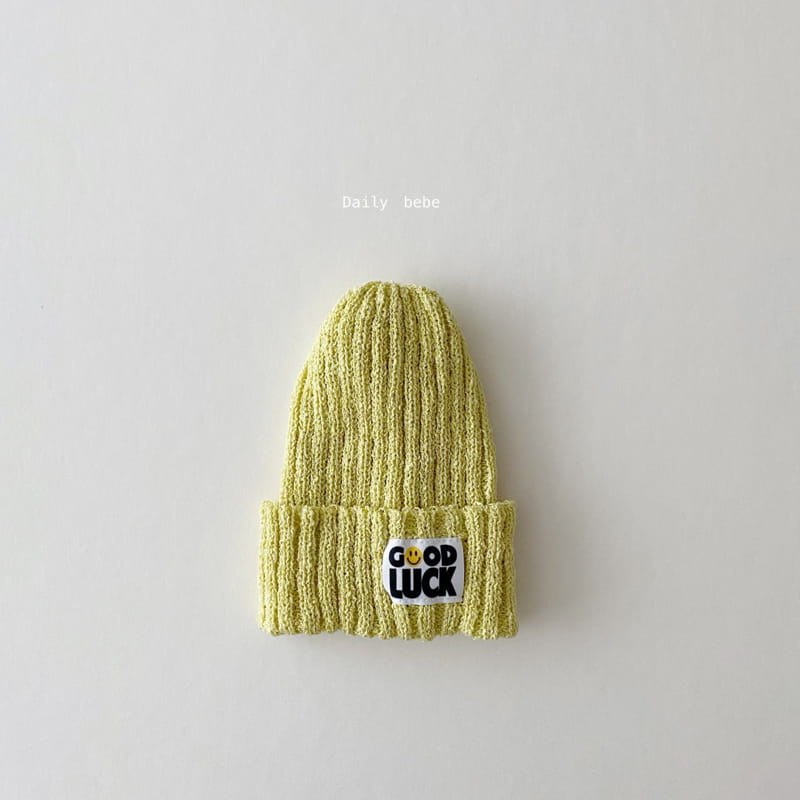 DAILY BEBE - Korean Children Fashion - #Kfashion4kids - Linen Patch Beanie - 4