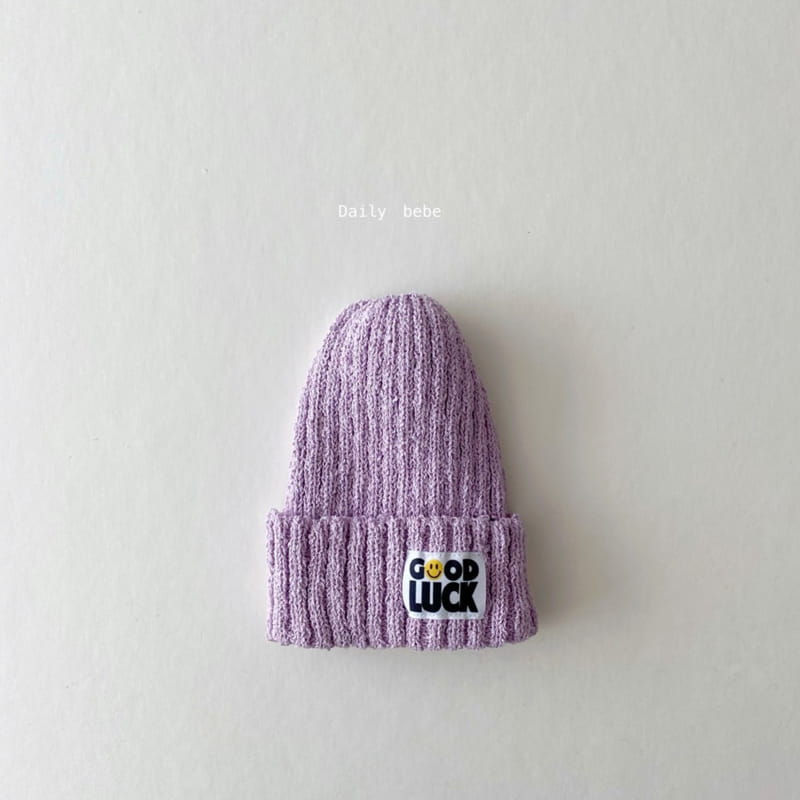 DAILY BEBE - Korean Children Fashion - #Kfashion4kids - Linen Patch Beanie - 7