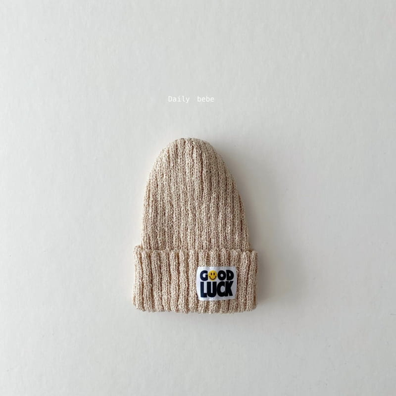DAILY BEBE - Korean Children Fashion - #Kfashion4kids - Linen Patch Beanie - 8