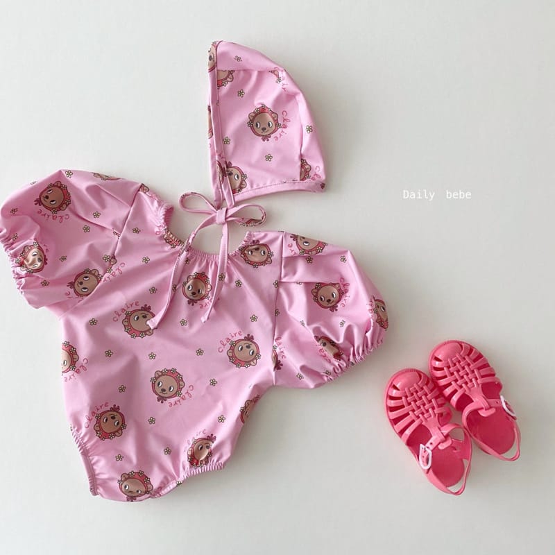 DAILY BEBE - Korean Children Fashion - #Kfashion4kids - Puff Swimwear - 2