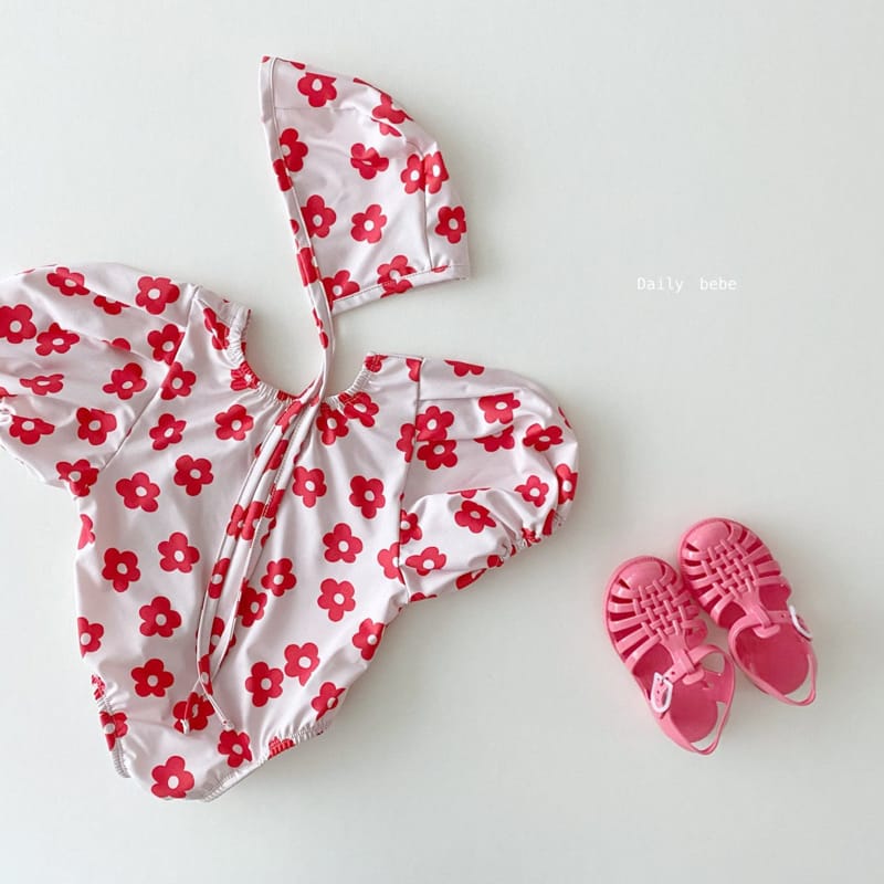 DAILY BEBE - Korean Children Fashion - #Kfashion4kids - Puff Swimwear - 6
