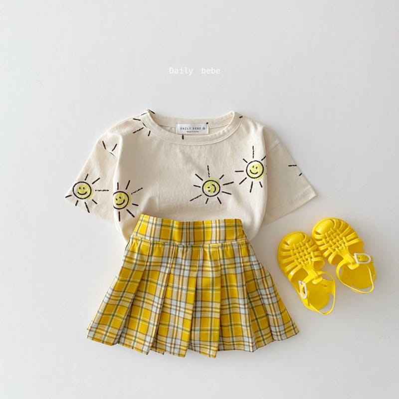 DAILY BEBE - Korean Children Fashion - #Kfashion4kids - Sunny Tee - 3