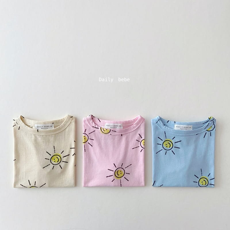 DAILY BEBE - Korean Children Fashion - #Kfashion4kids - Sunny Tee - 6