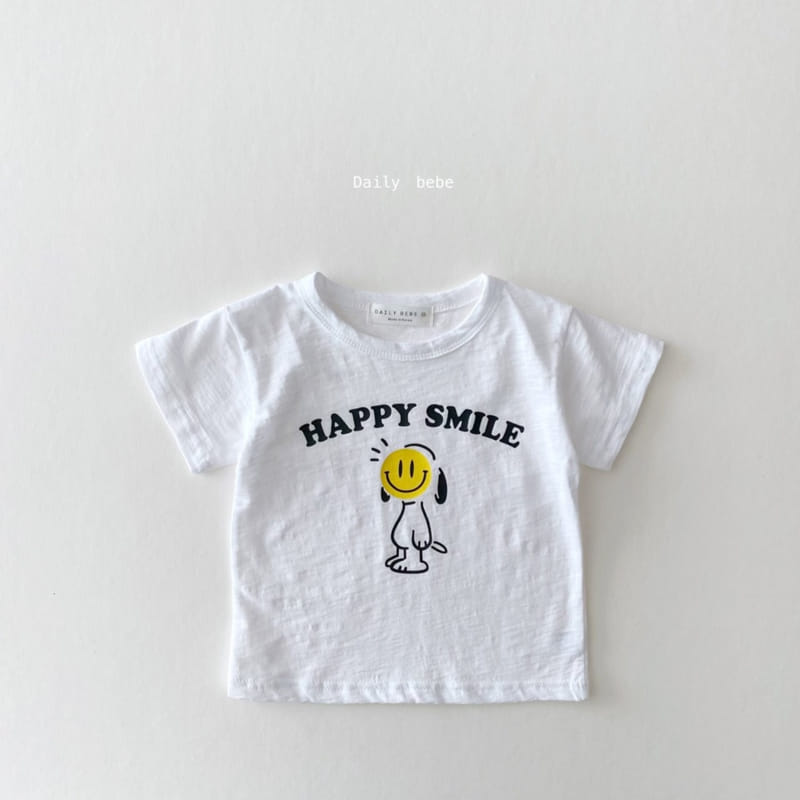DAILY BEBE - Korean Children Fashion - #Kfashion4kids - Happy Tee - 10