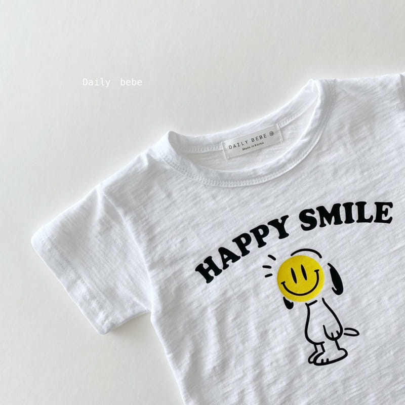 DAILY BEBE - Korean Children Fashion - #Kfashion4kids - Happy Tee - 11
