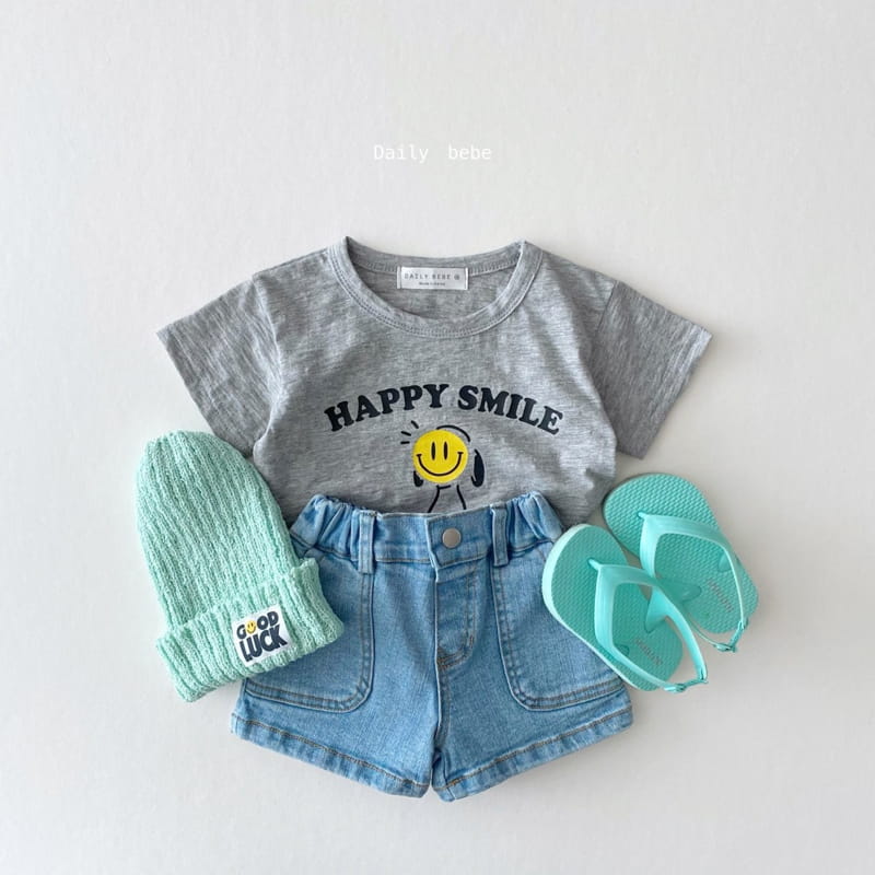 DAILY BEBE - Korean Children Fashion - #Kfashion4kids - Happy Tee - 12