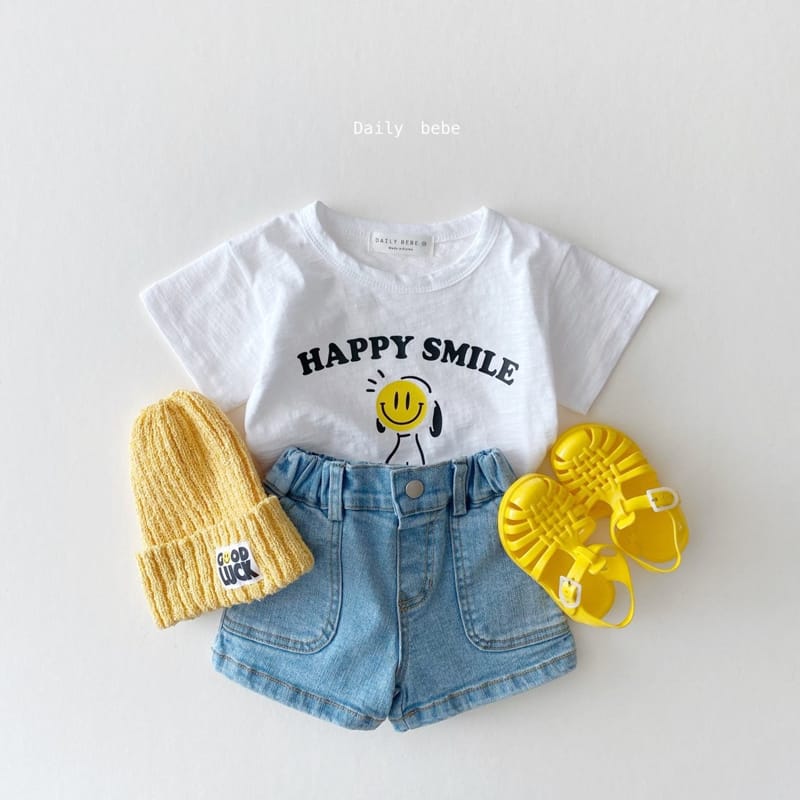 DAILY BEBE - Korean Children Fashion - #Kfashion4kids - Happy Tee - 8