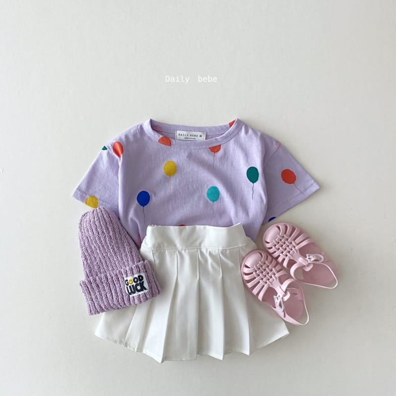 DAILY BEBE - Korean Children Fashion - #Kfashion4kids - Balloon Tee