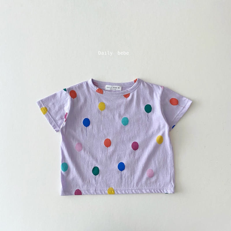 DAILY BEBE - Korean Children Fashion - #Kfashion4kids - Balloon Tee - 8