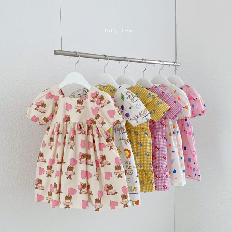 DAILY BEBE - Korean Children Fashion - #Kfashion4kids - Ballet Gomi One-piece - 5