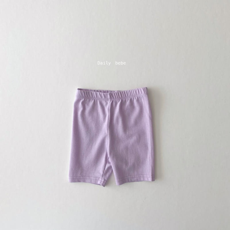 DAILY BEBE - Korean Children Fashion - #Kfashion4kids - Color Short Leggings - 4