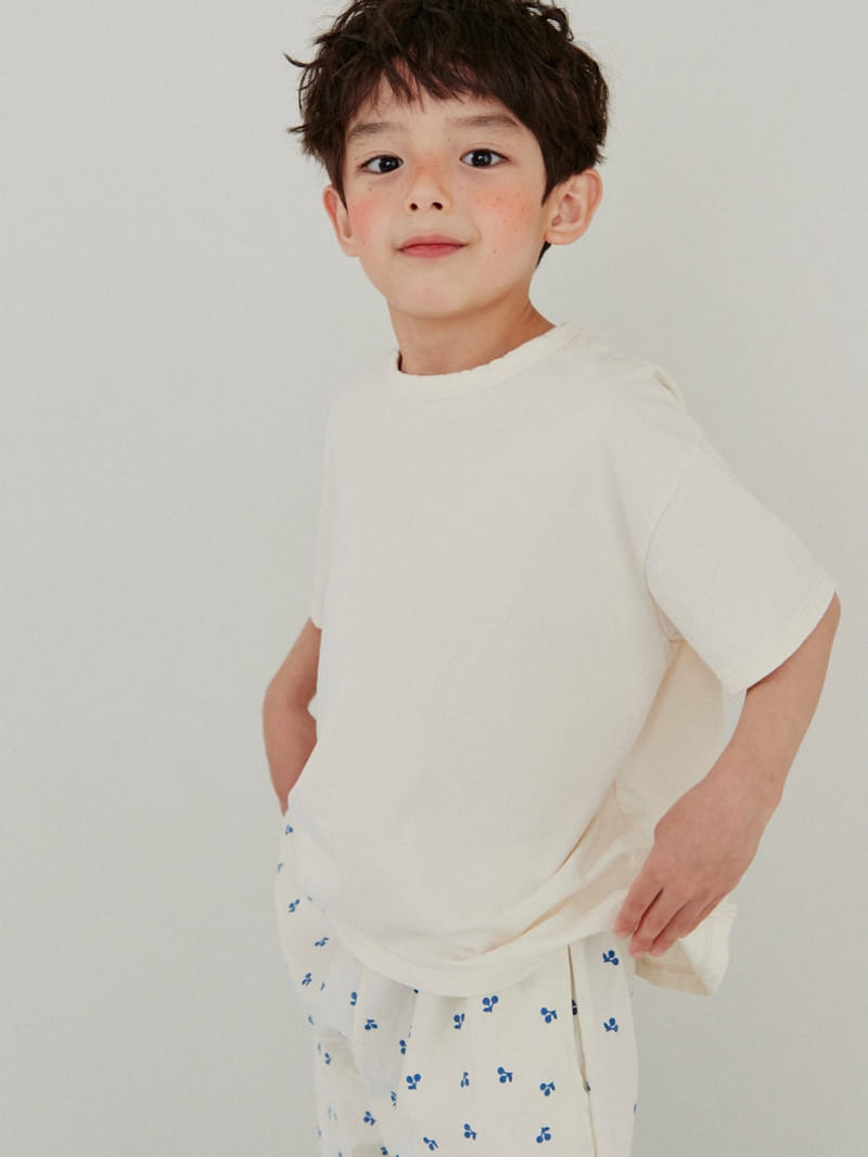 DALKOMHAI - Korean Children Fashion - #Kfashion4kids - U Neck Slit Tee