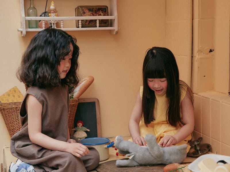 DALKOMHAI - Korean Children Fashion - #Kfashion4kids - Linen Jumpsuit - 2