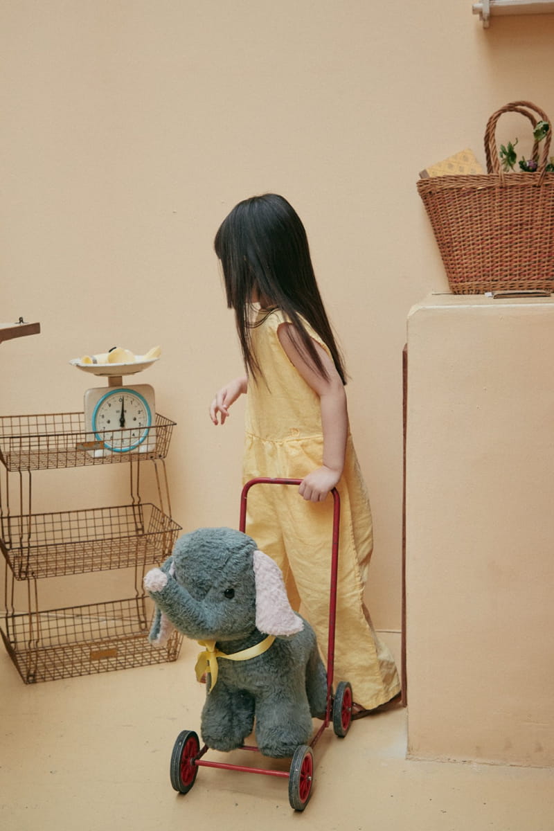 DALKOMHAI - Korean Children Fashion - #Kfashion4kids - Linen Jumpsuit - 3
