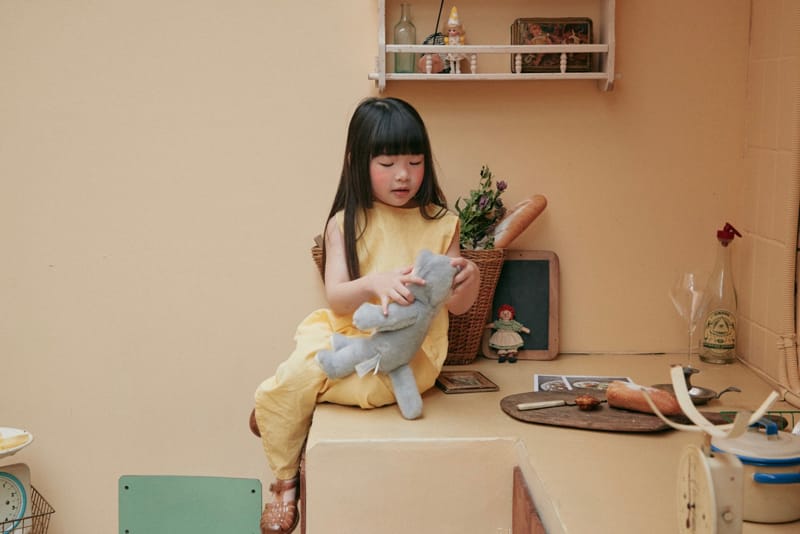 DALKOMHAI - Korean Children Fashion - #Kfashion4kids - Linen Jumpsuit - 4