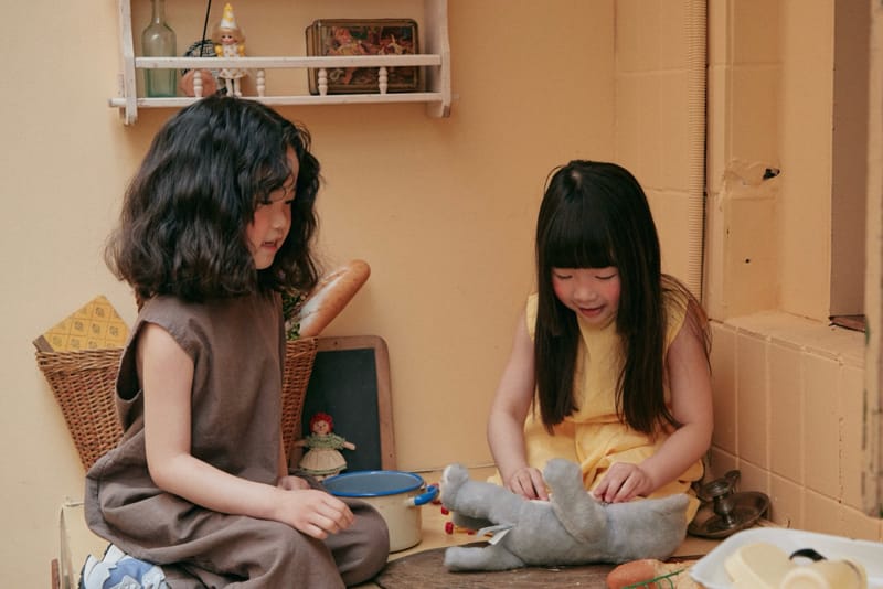 DALKOMHAI - Korean Children Fashion - #Kfashion4kids - Linen Jumpsuit - 5