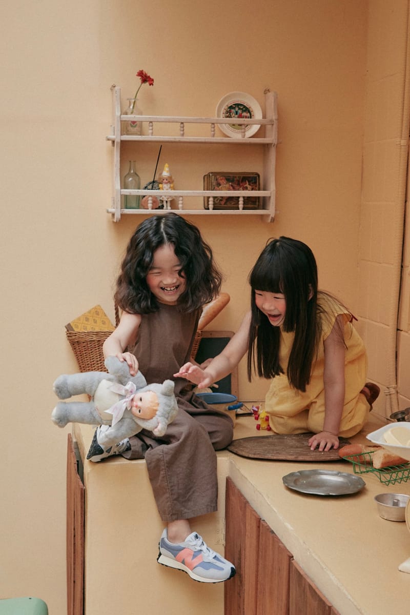 DALKOMHAI - Korean Children Fashion - #Kfashion4kids - Linen Jumpsuit - 6