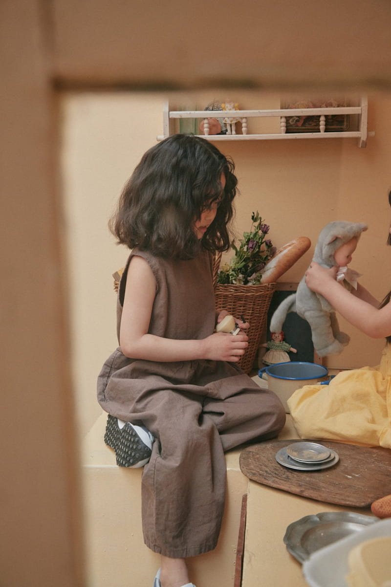 DALKOMHAI - Korean Children Fashion - #Kfashion4kids - Linen Jumpsuit - 7