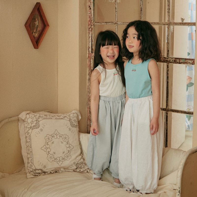 DALKOMHAI - Korean Children Fashion - #Kfashion4kids - Twins Cherry Sleeveless - 2