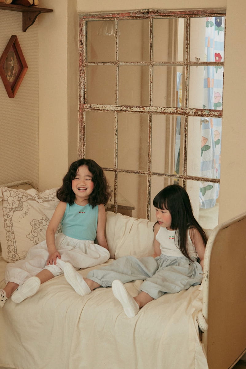 DALKOMHAI - Korean Children Fashion - #Kfashion4kids - Twins Cherry Sleeveless - 4