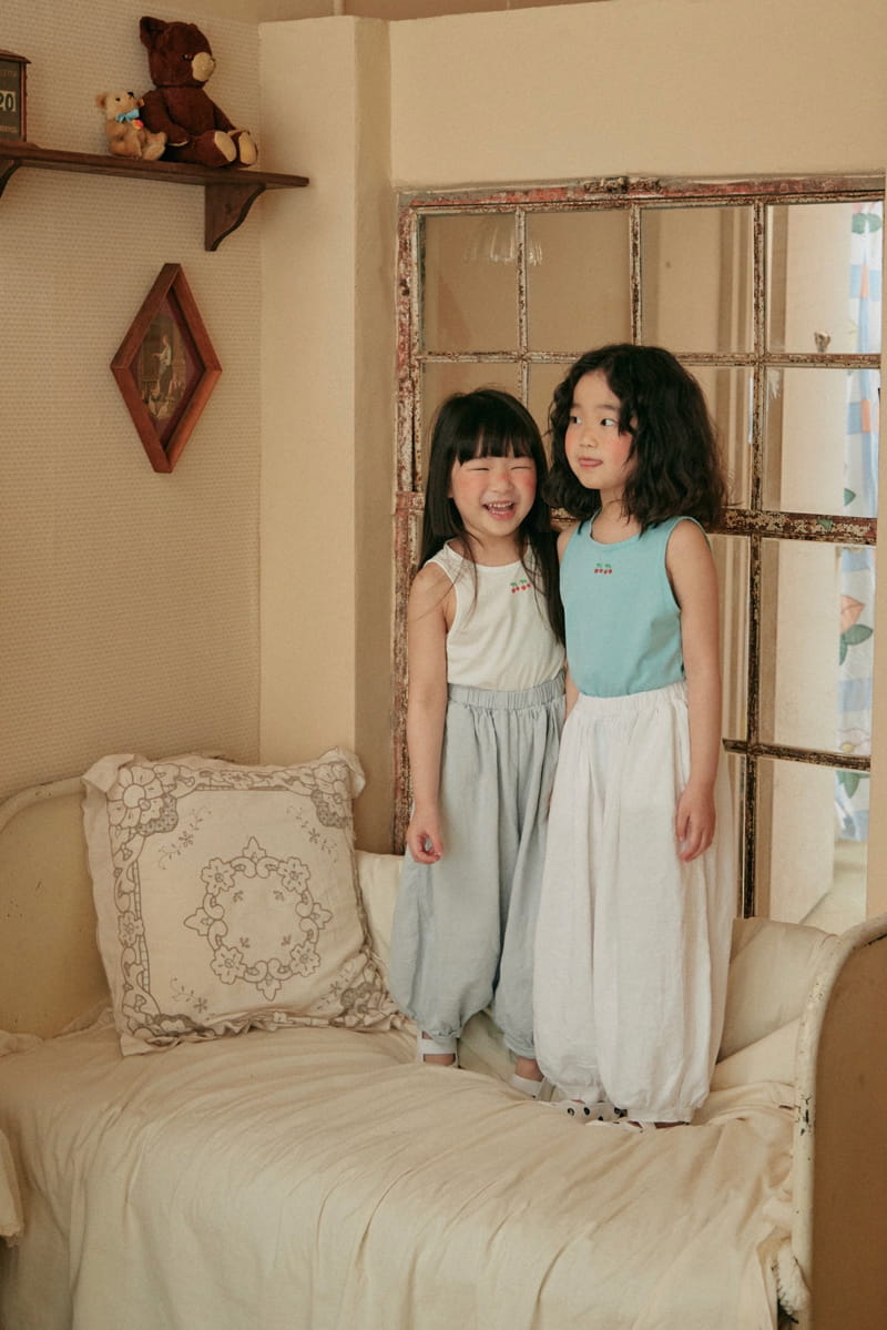 DALKOMHAI - Korean Children Fashion - #Kfashion4kids - Twins Cherry Sleeveless - 5