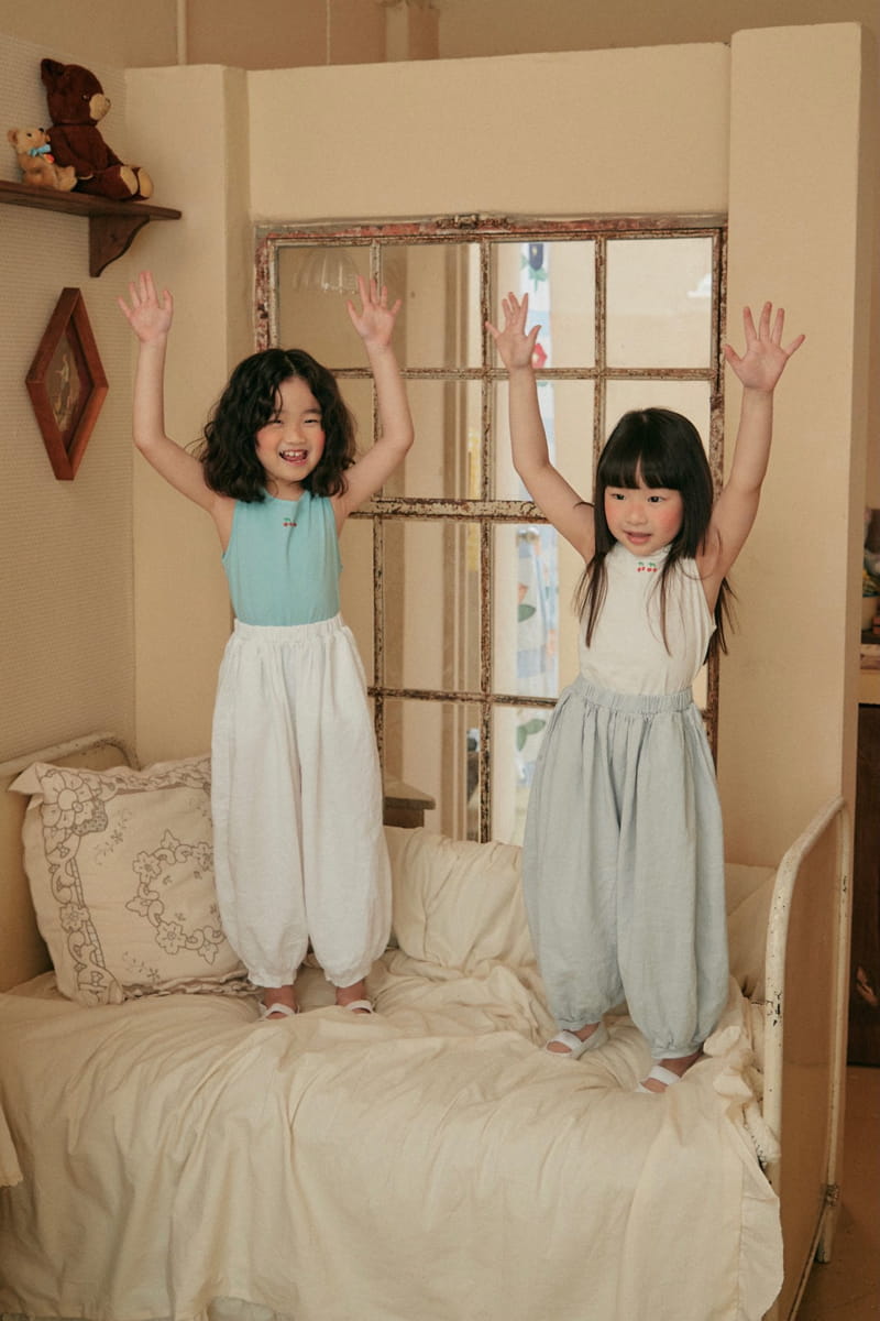 DALKOMHAI - Korean Children Fashion - #Kfashion4kids - Twins Cherry Sleeveless - 7