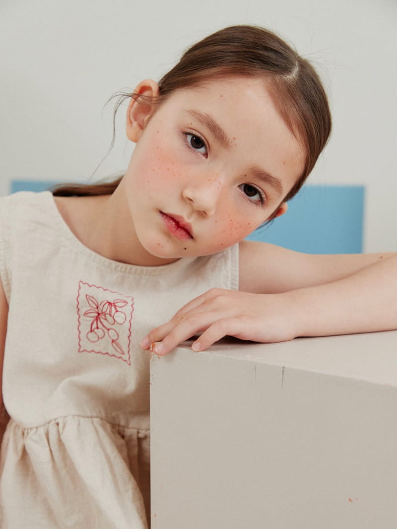 DALKOMHAI - Korean Children Fashion - #Kfashion4kids - Cherry Embroidery One-piece - 10